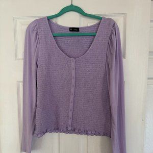 Lilac Gap Blouse
